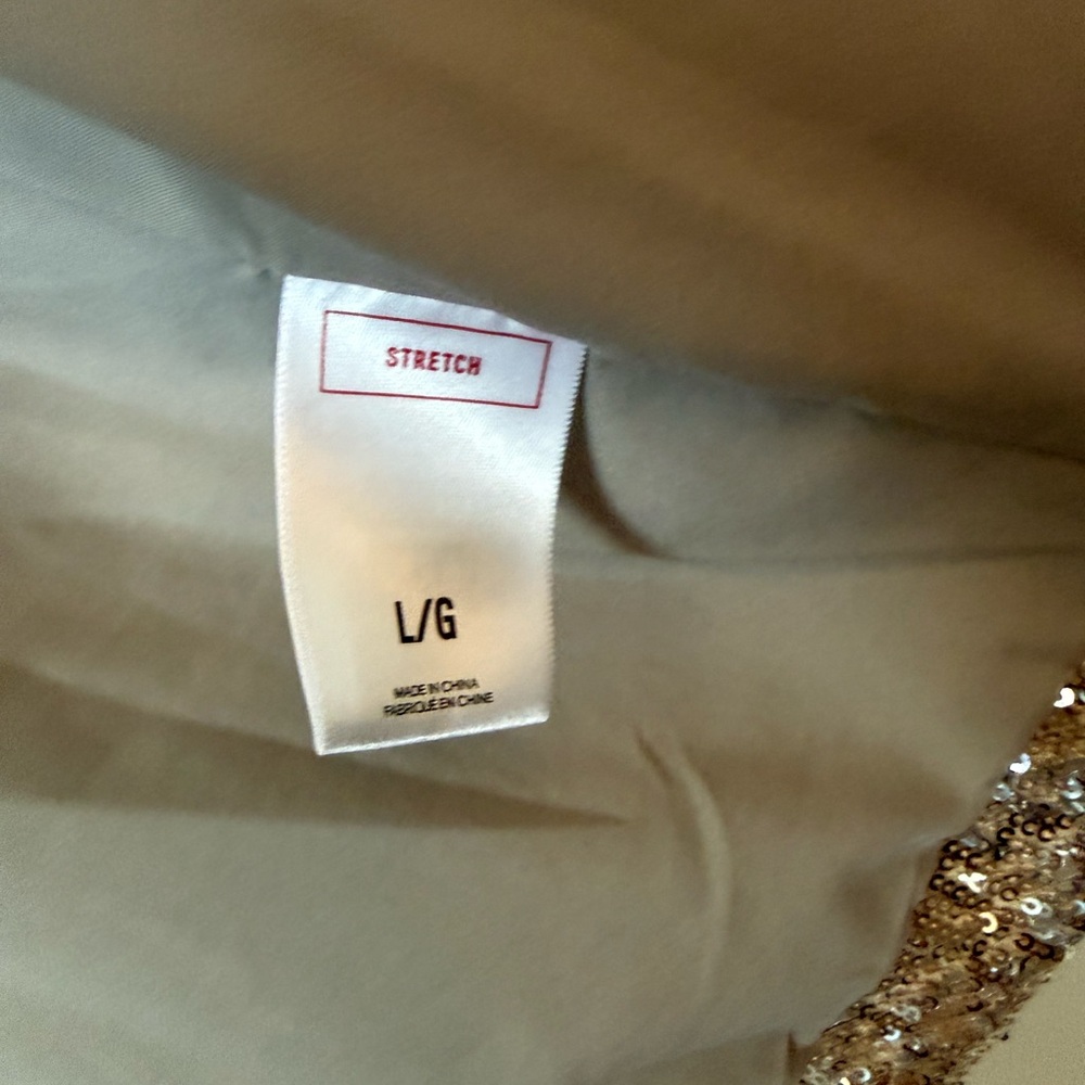 Express Silver Sequin Blazer - image 3